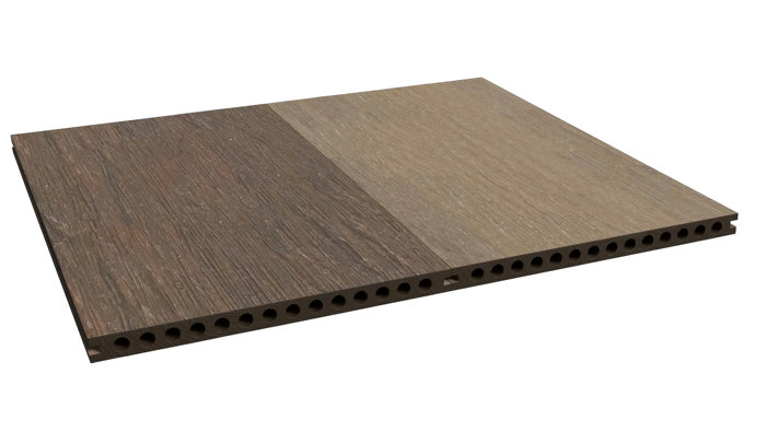 Kirkedal Heimdal terrassebrædder komposit Oak/Hardwood 22×300×4000 mm